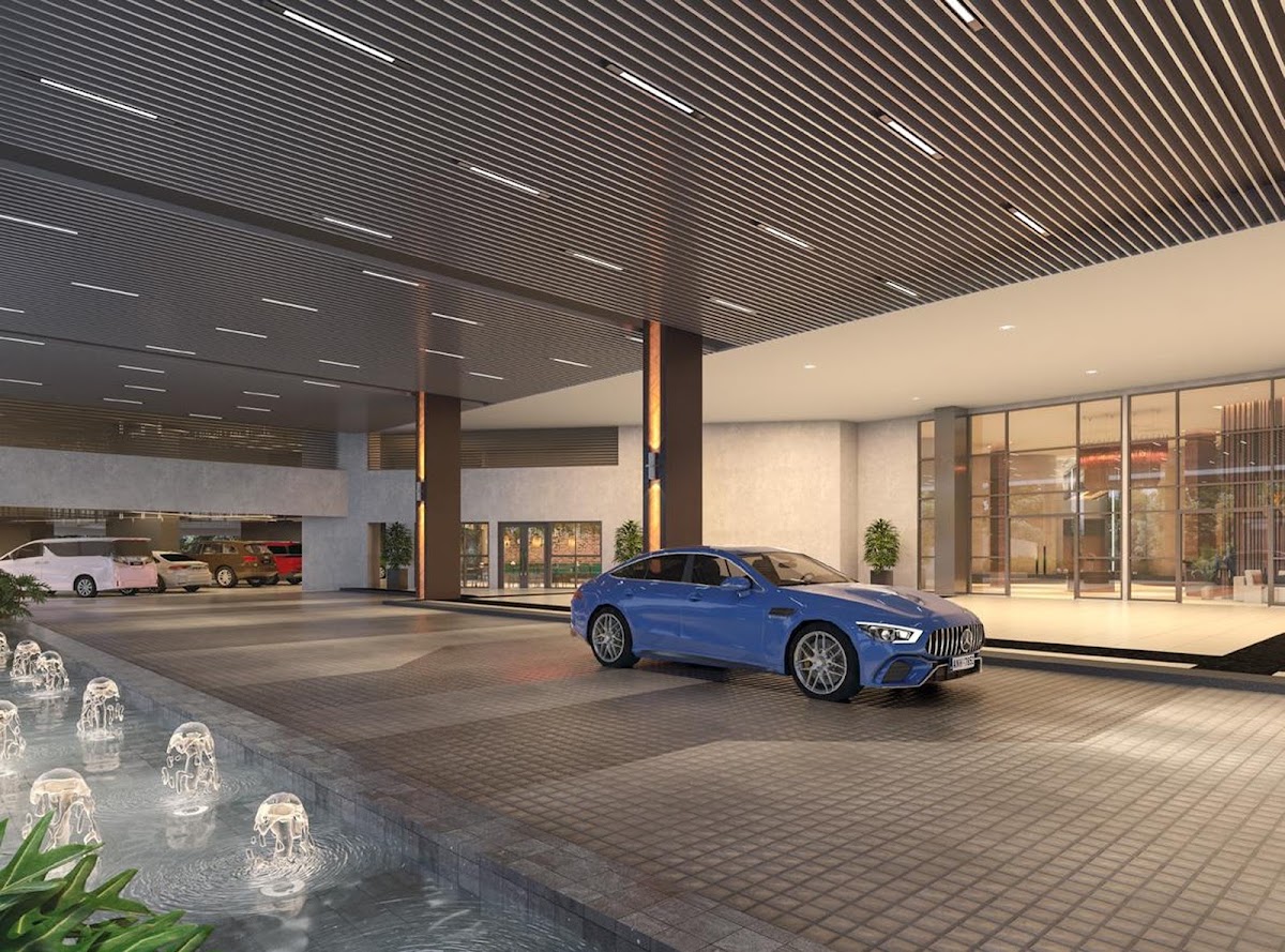 The Wyn Residences — grand drop off