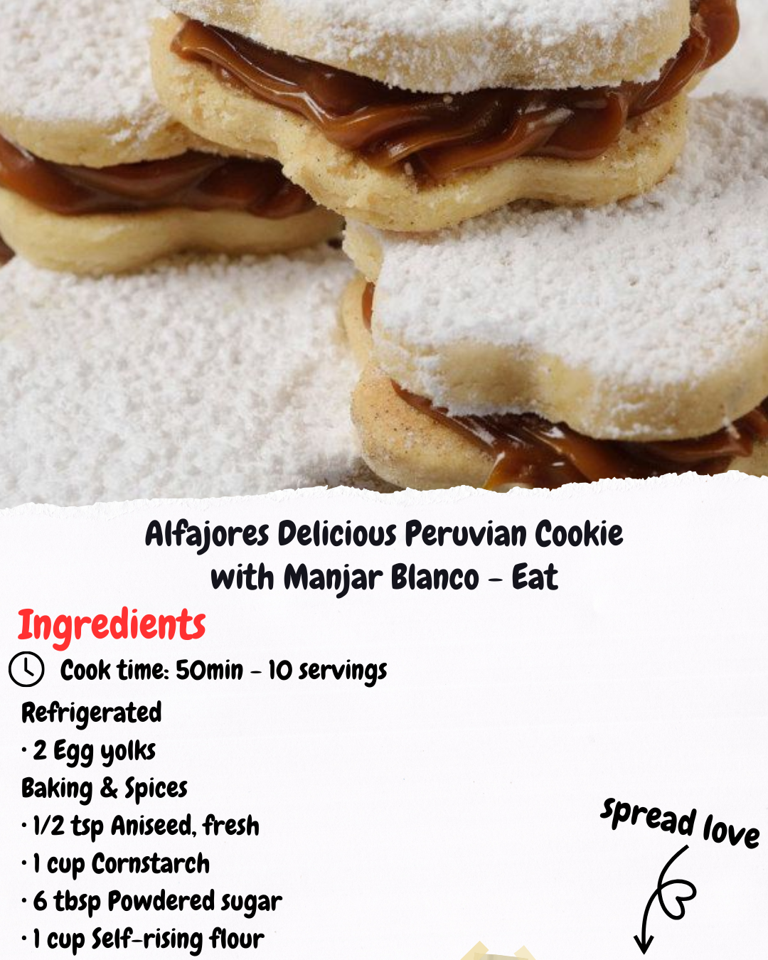 Alfajores Delicious Peruvian Cookie with Manjar Blanco - Eat