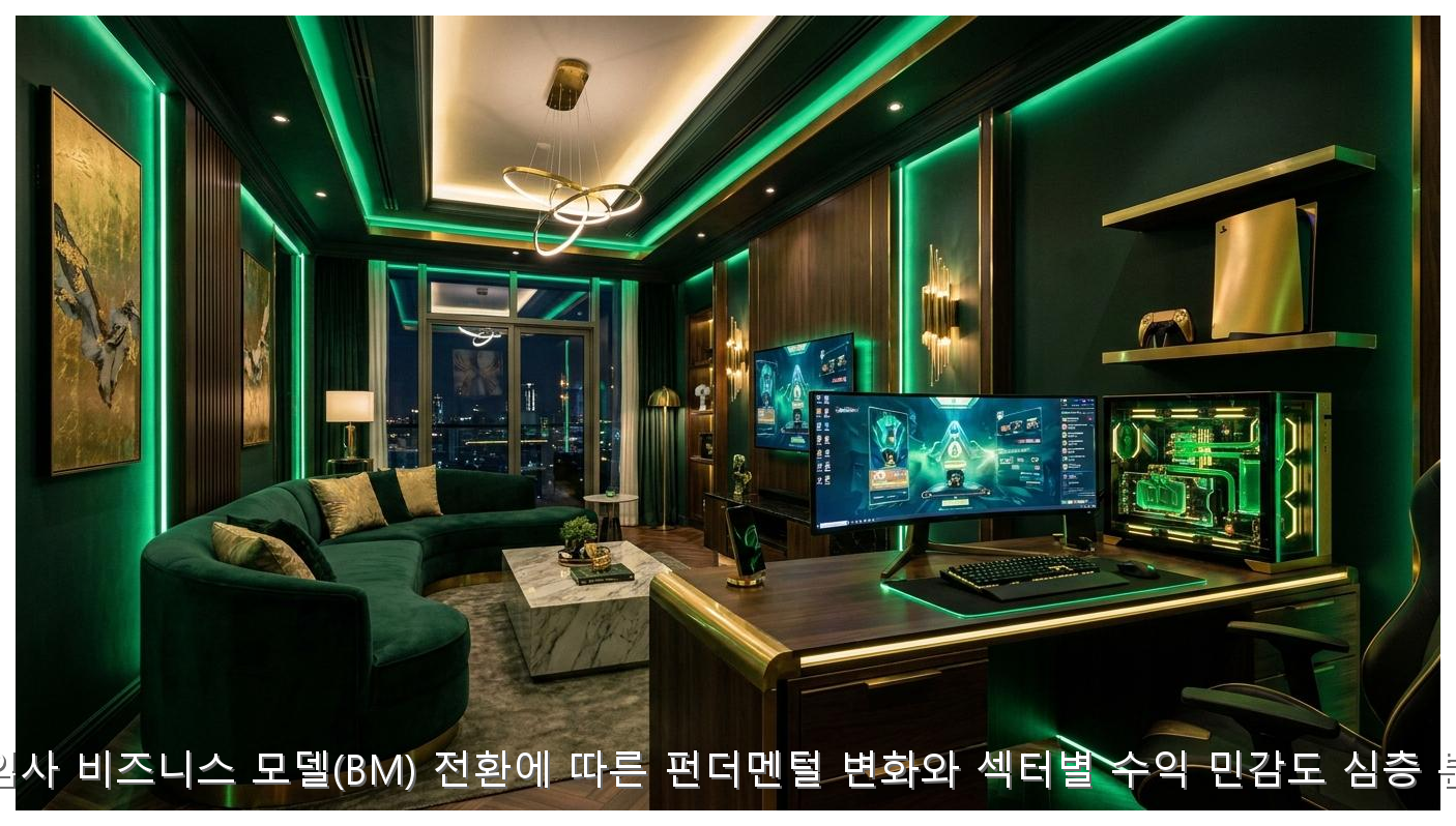 게임사 비즈니스 모델(BM) 전환에 따른 펀더멘털 변화와 섹터별 수익 민감도 심층 분석 핵심 안내 및 분석 인포그래픽 (6)