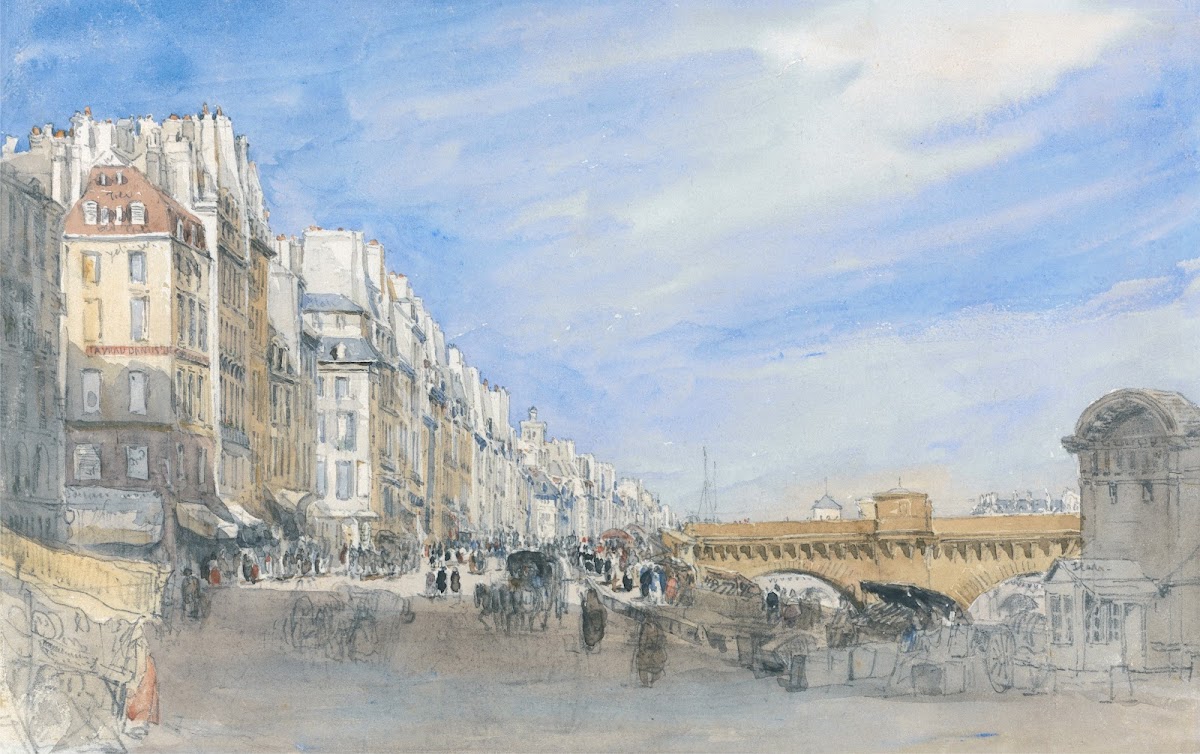 Pont Neuf from the Quai de lEcole Paris 1829
