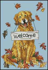 DIM06765 Welcome Dog