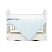 Changing bed 3 el Twins Organic (calico premium) blue