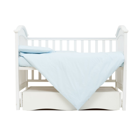 Changing bed 3 el Twins Organic (calico premium) blue