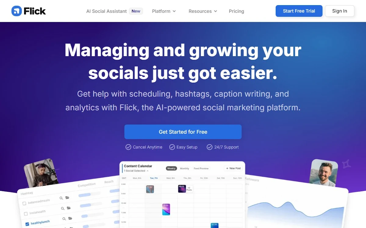 Captura de AI Social Marketing Assistant (Beta)
