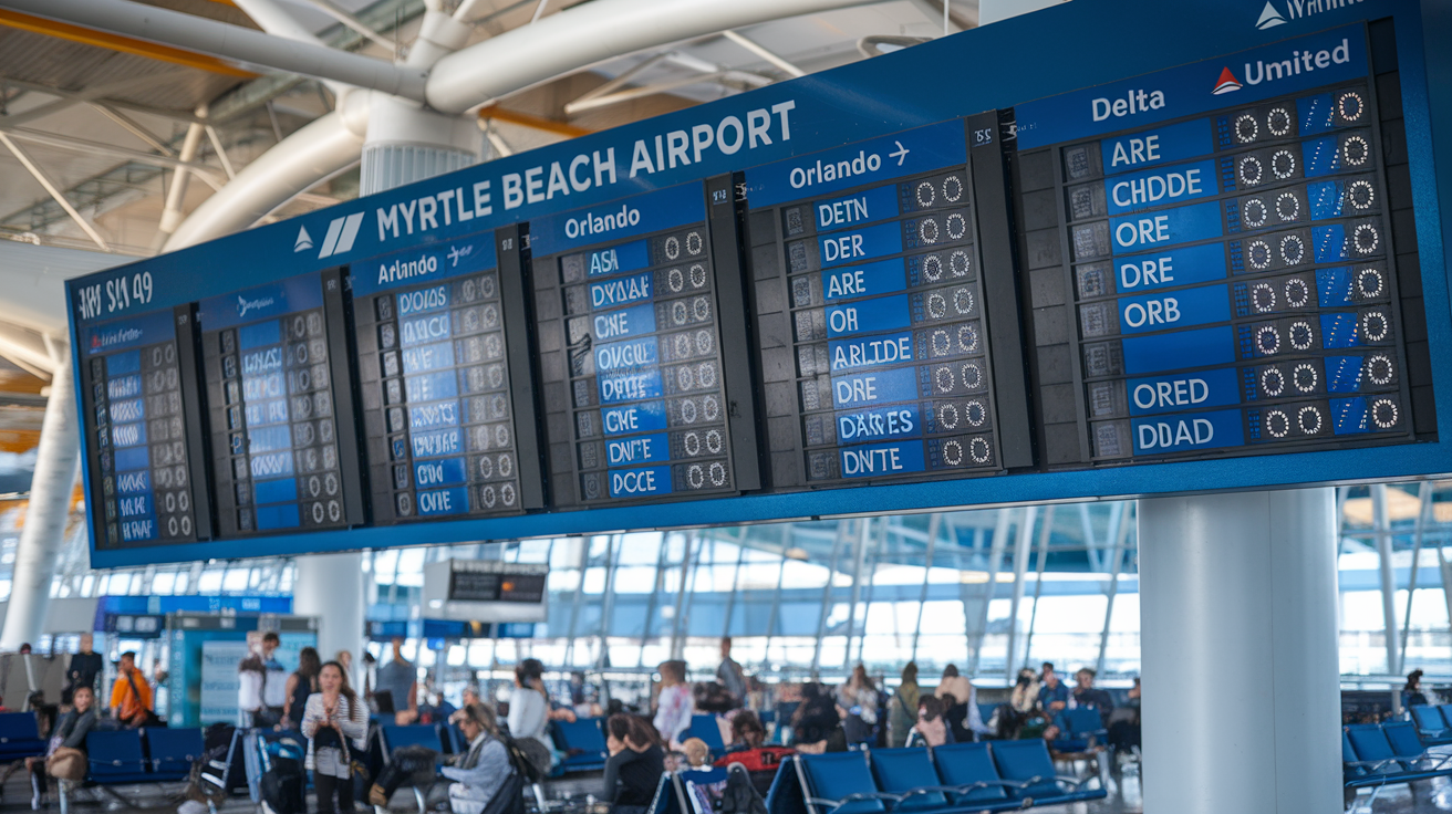 Airlines Flying Myrtle Beach to Orlando Flights