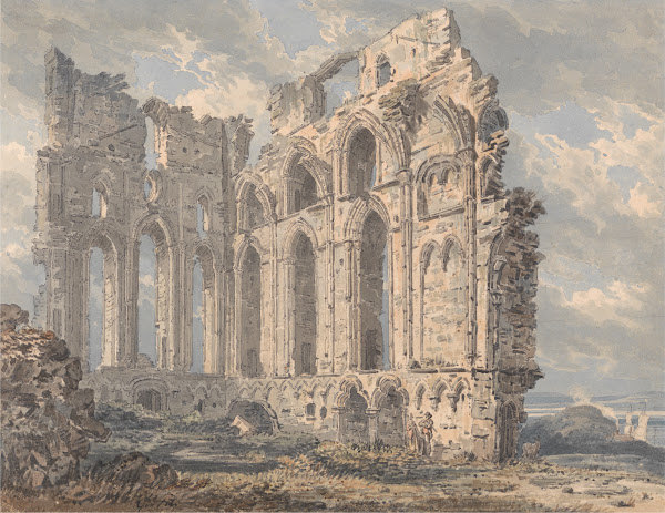 Tynemouth Priory Northumberland ca 1793