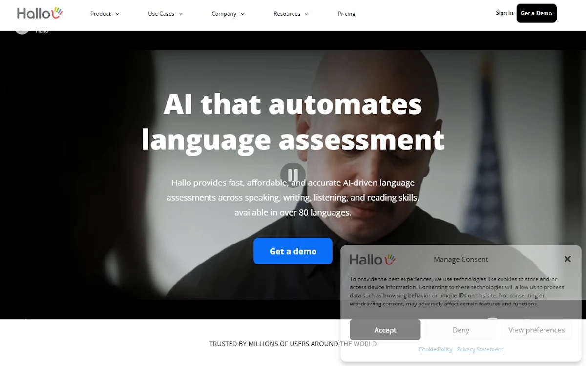 Captura de Hallo - AI Language Learning