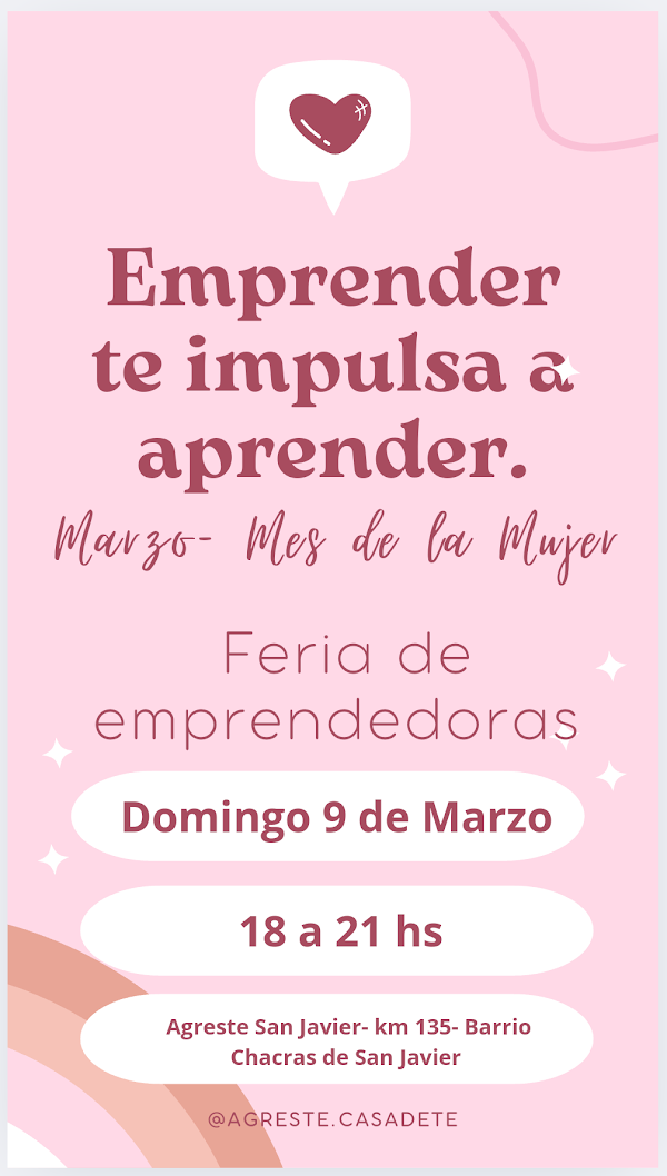 Feria de emprendedoras-mrzo mes de la mujer