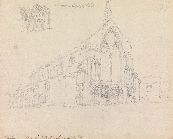 Binham Priory Norfolk England 1790
