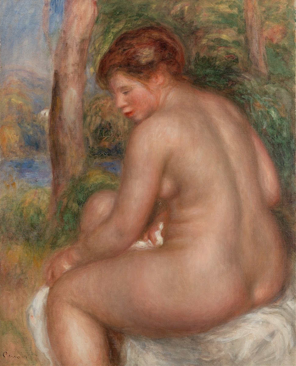 Bather in Three Quarter View Baigneuse vue de trois quarts 1911