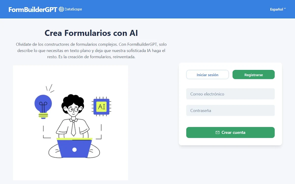 Captura de FormBuilderGPT