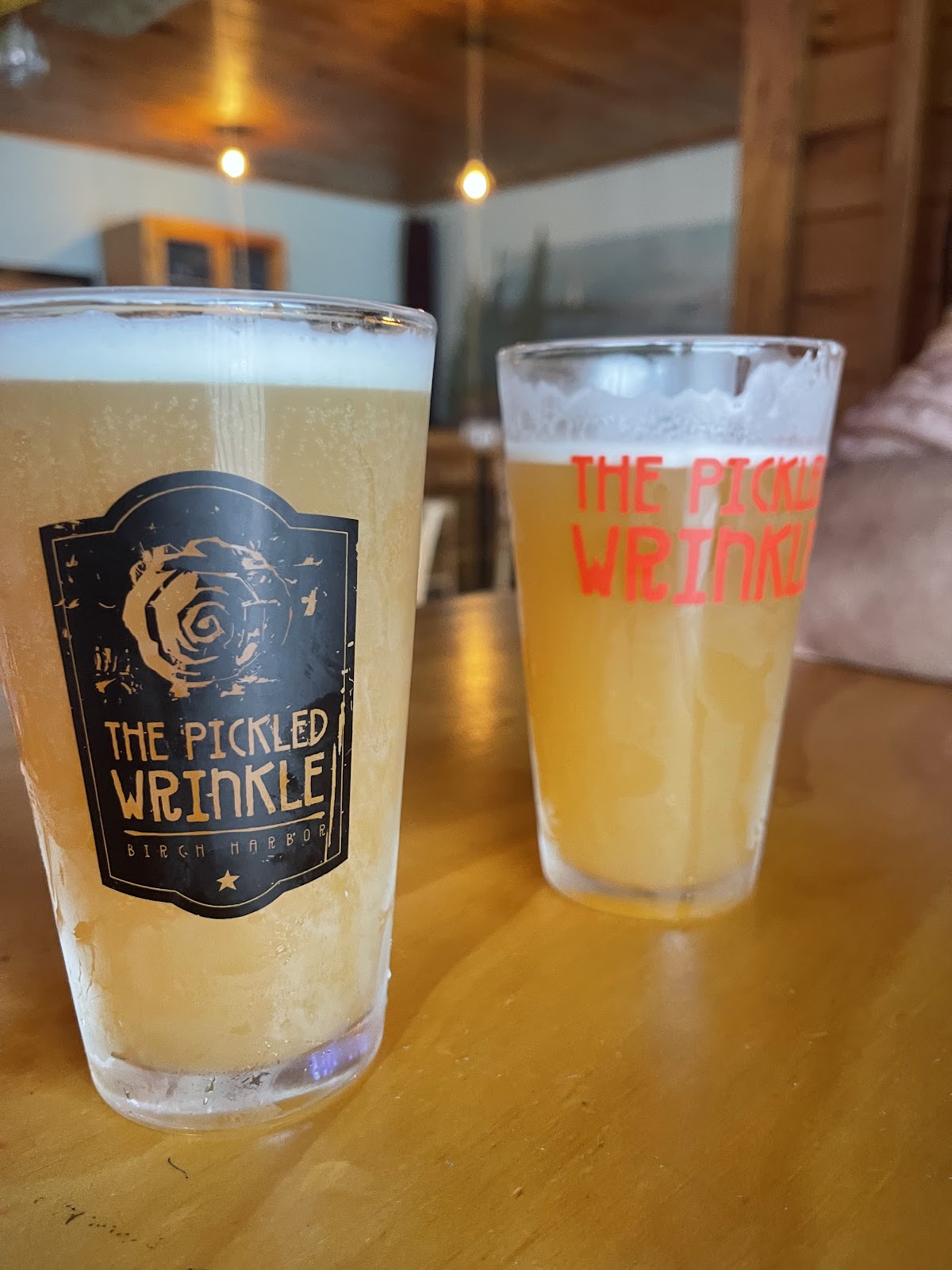 Craft pints at Pickled Wrinkle