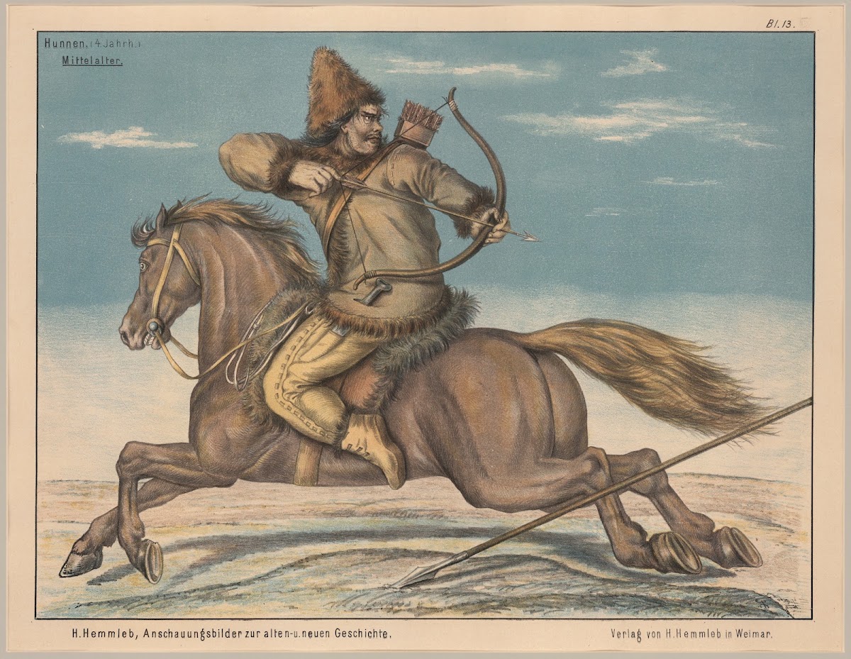 Hunnen 4 Jahrh Mittelalter 1880