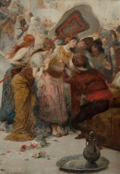An Exotic Woman and Her Attendants 1898