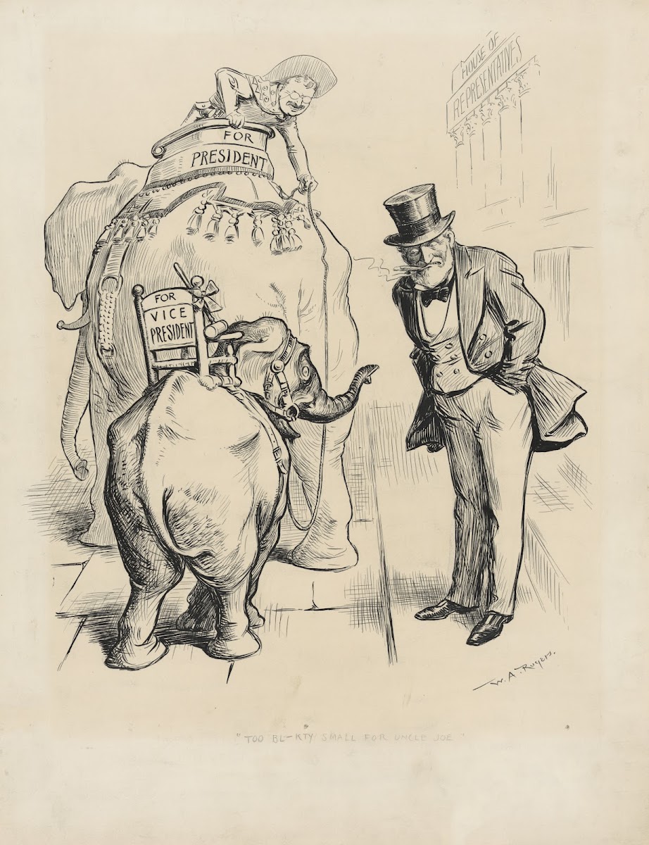 Too blkty small for Uncle Joe 1904