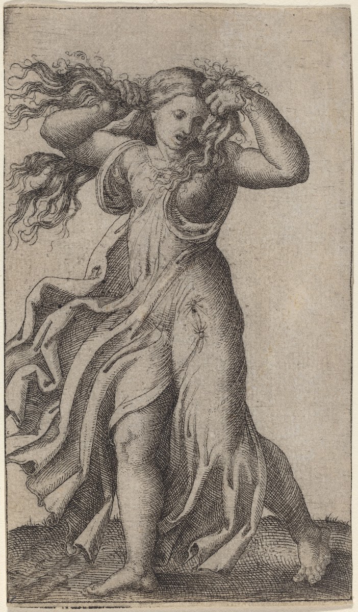 Woman Pulling Her Hair 1520 1525