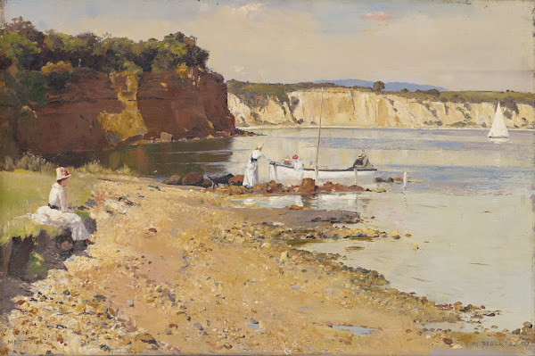 Slumbering sea Mentone