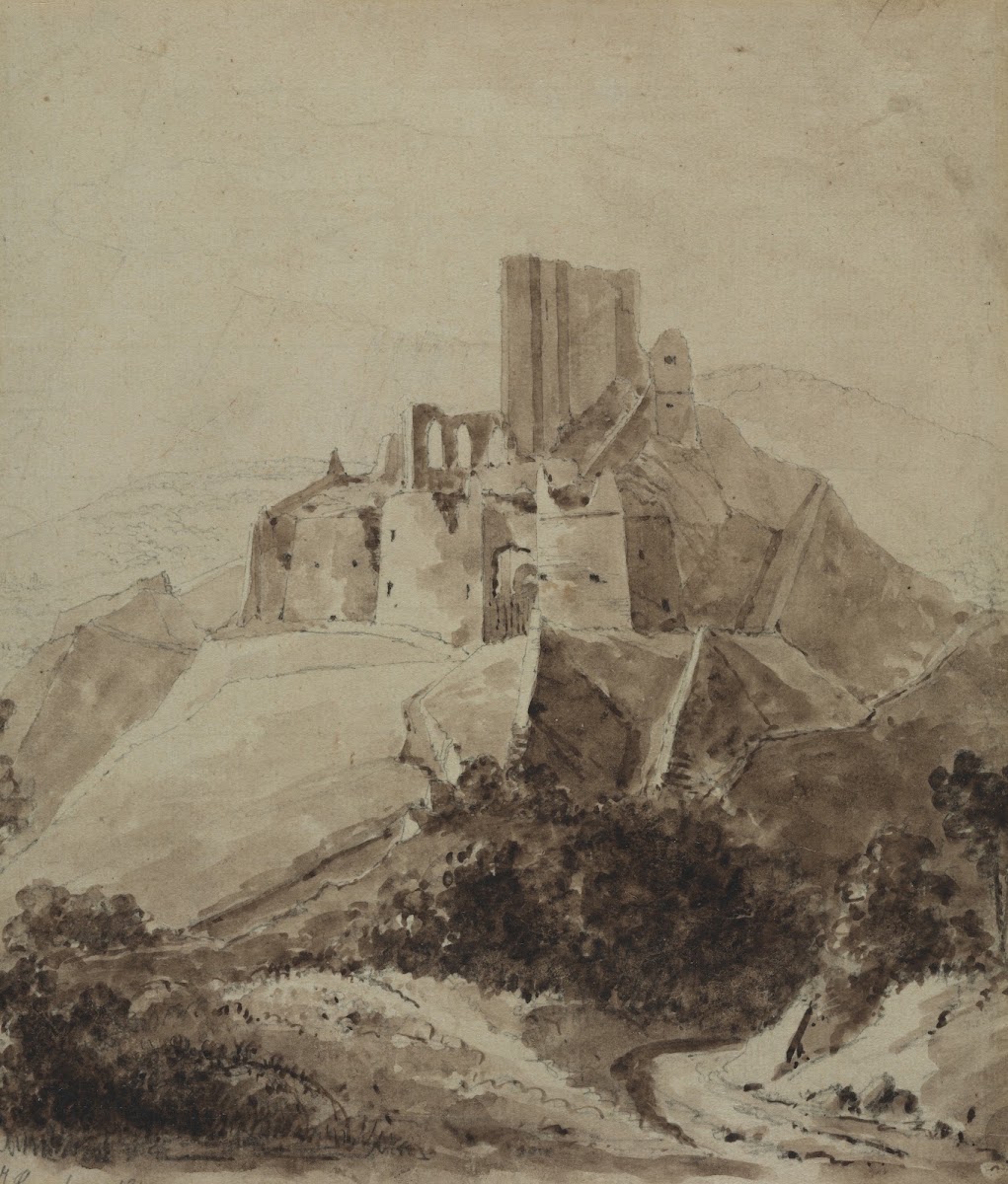 Ruins of Chateau dArque 1819