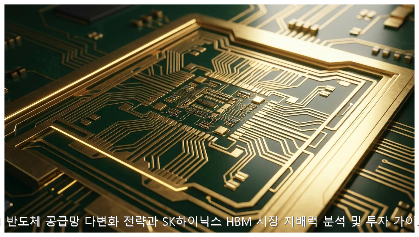 AI 반도체 공급망 다변화 전략과 SK하이닉스 HBM 시장 지배력 분석 및 투자 가이드 핵심 안내 및 분석 인포그래픽 (5)