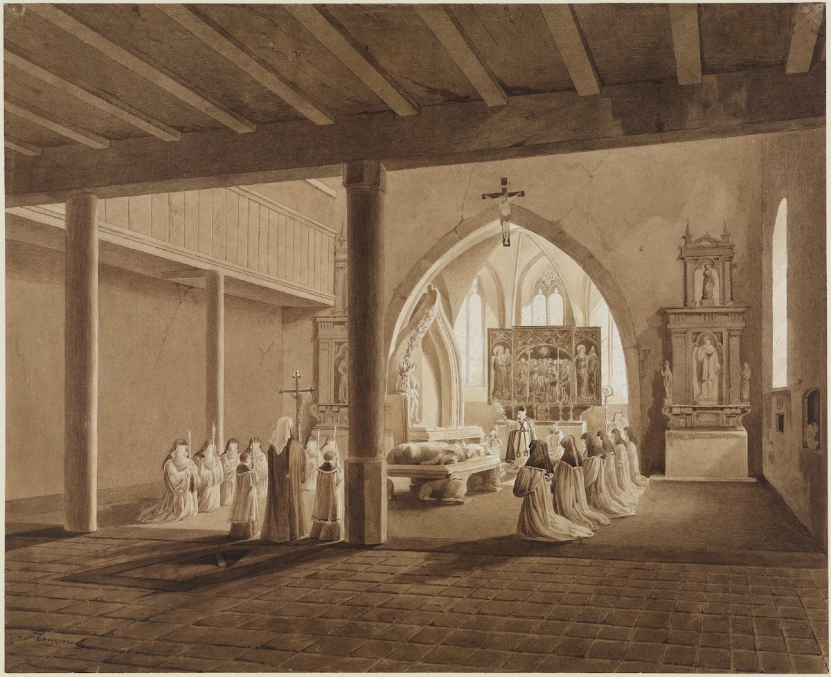 Innere Ansicht der Fürstenkapelle im Kloster Lichtenthal