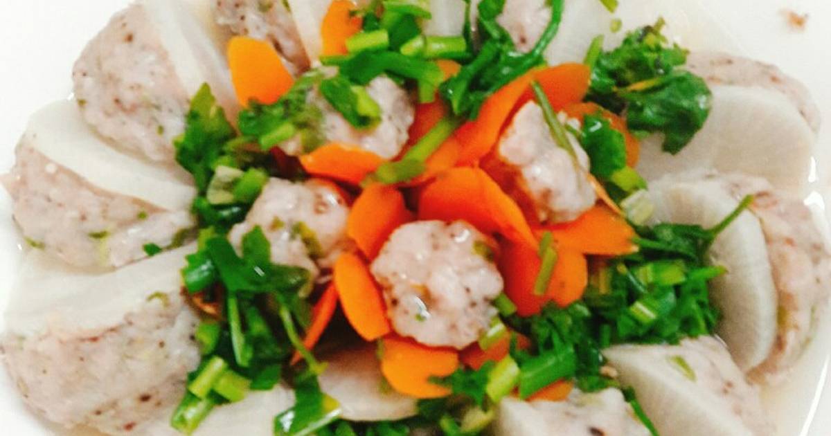 Canh cải hấp