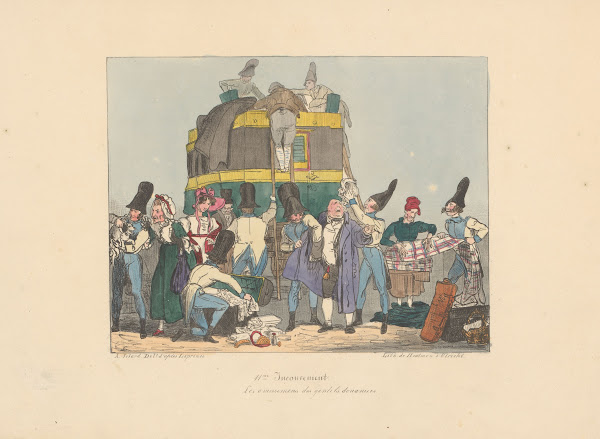 Les amusements des gentils douaniers 1826