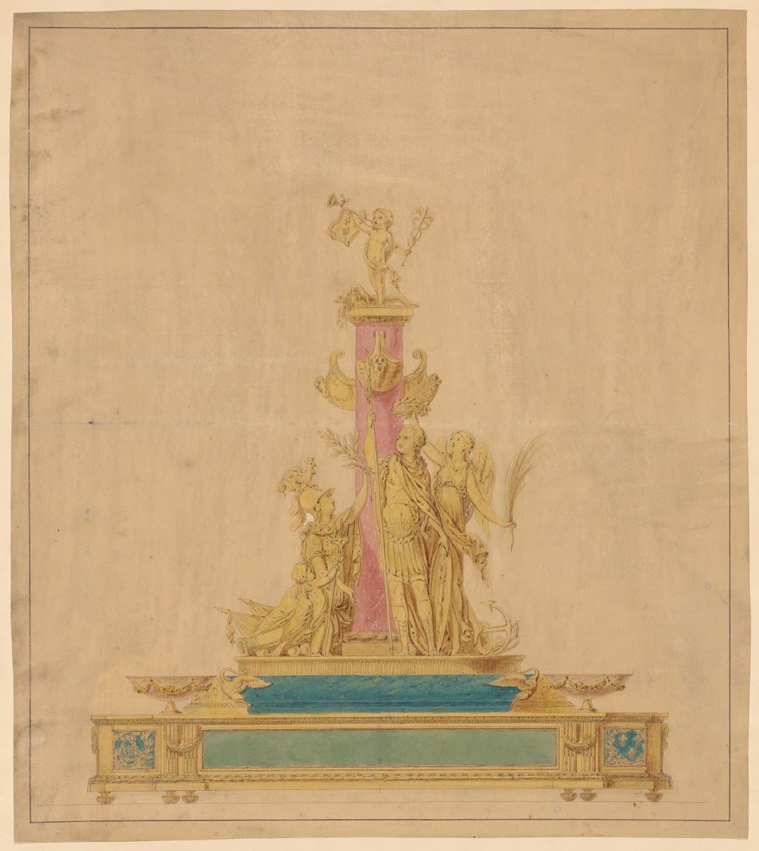 Drawing For An Inkstand 1780
