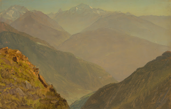 The Watzmann and Goell near Berchtesgeden 1868