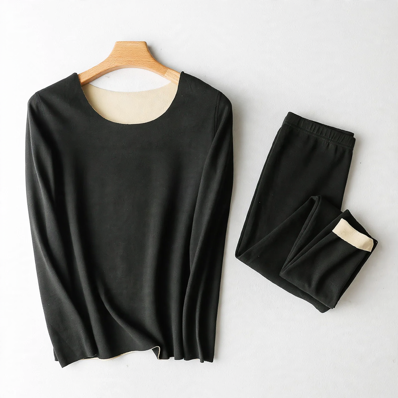 Thermal underwear set with heating function for men and women