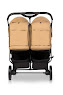 Stroller for twins Euro-Cart Doblo 2024 Camel