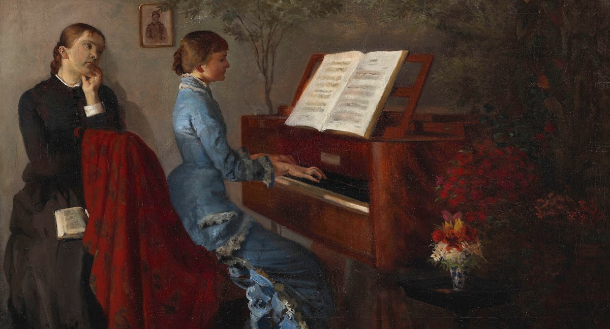 At the Piano 1877