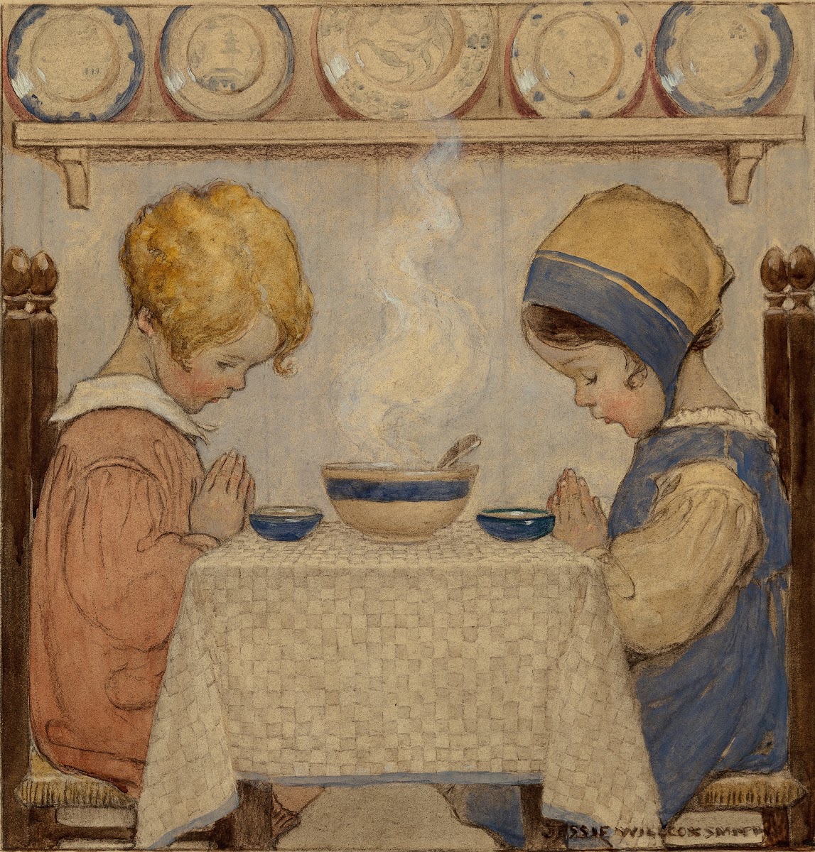 Saying Grace 1920