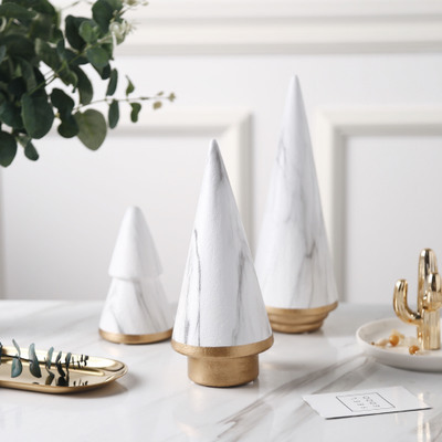 Ceramic Christmas Tree, Geometric Design