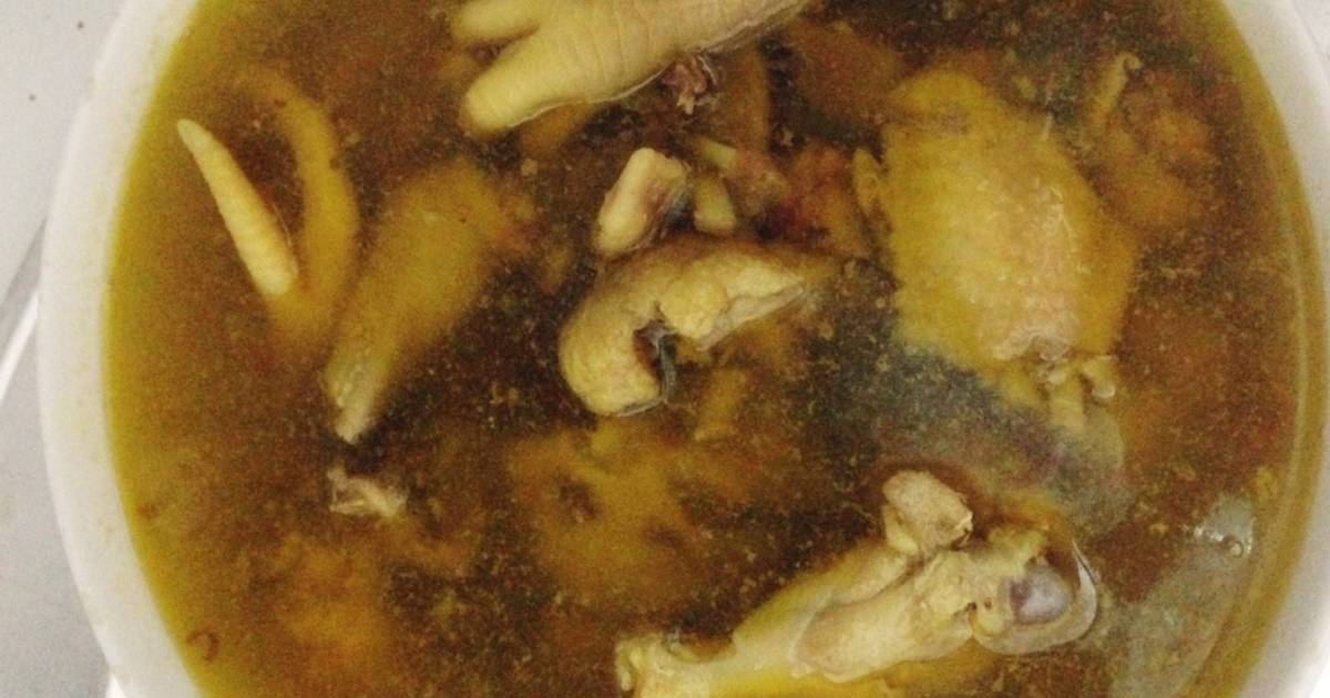 Canh gà nấu gừng