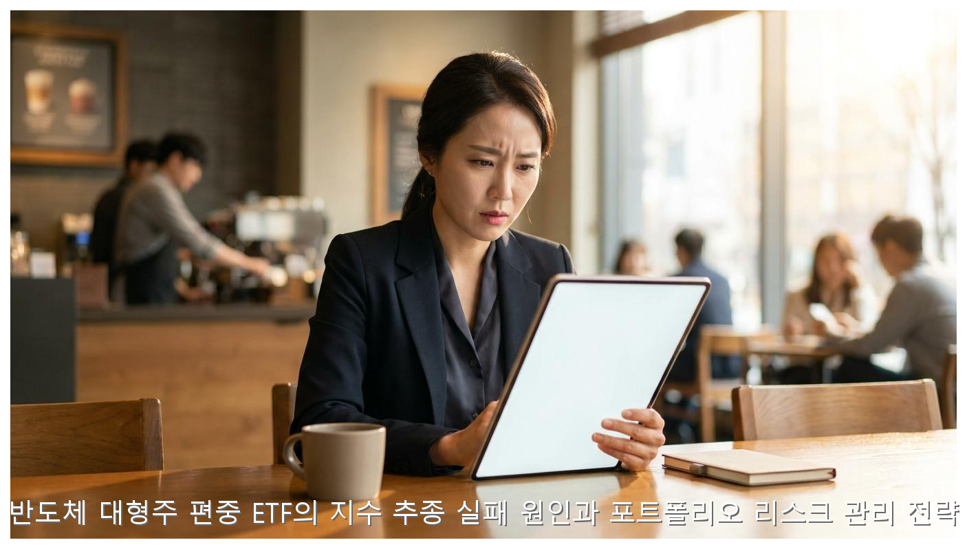 반도체 대형주 편중 ETF의 지수 추종 실패 원인과 포트폴리오 리스크 관리 전략 핵심 안내 및 분석 인포그래픽 (2)