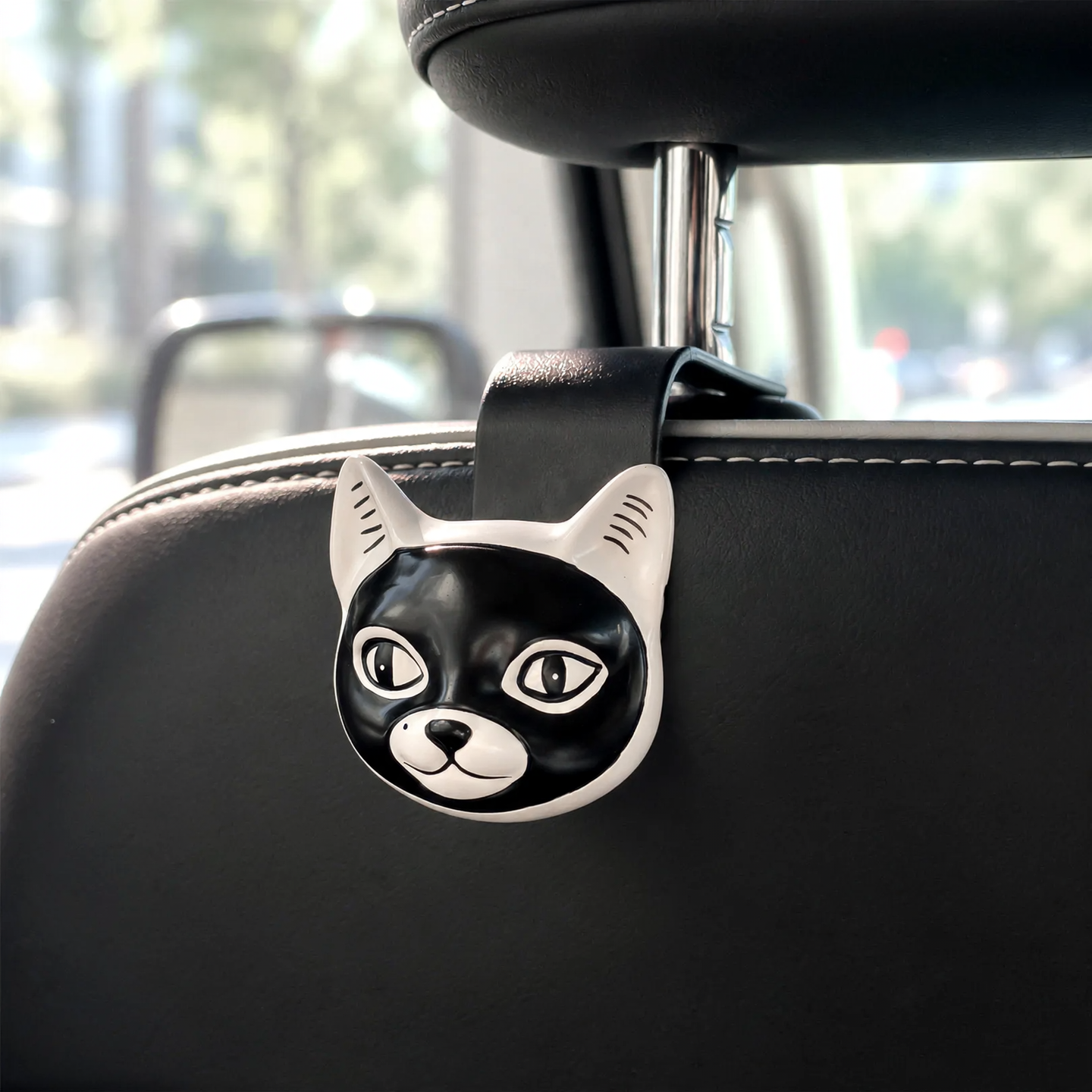 Resin cat car hangers, various designs