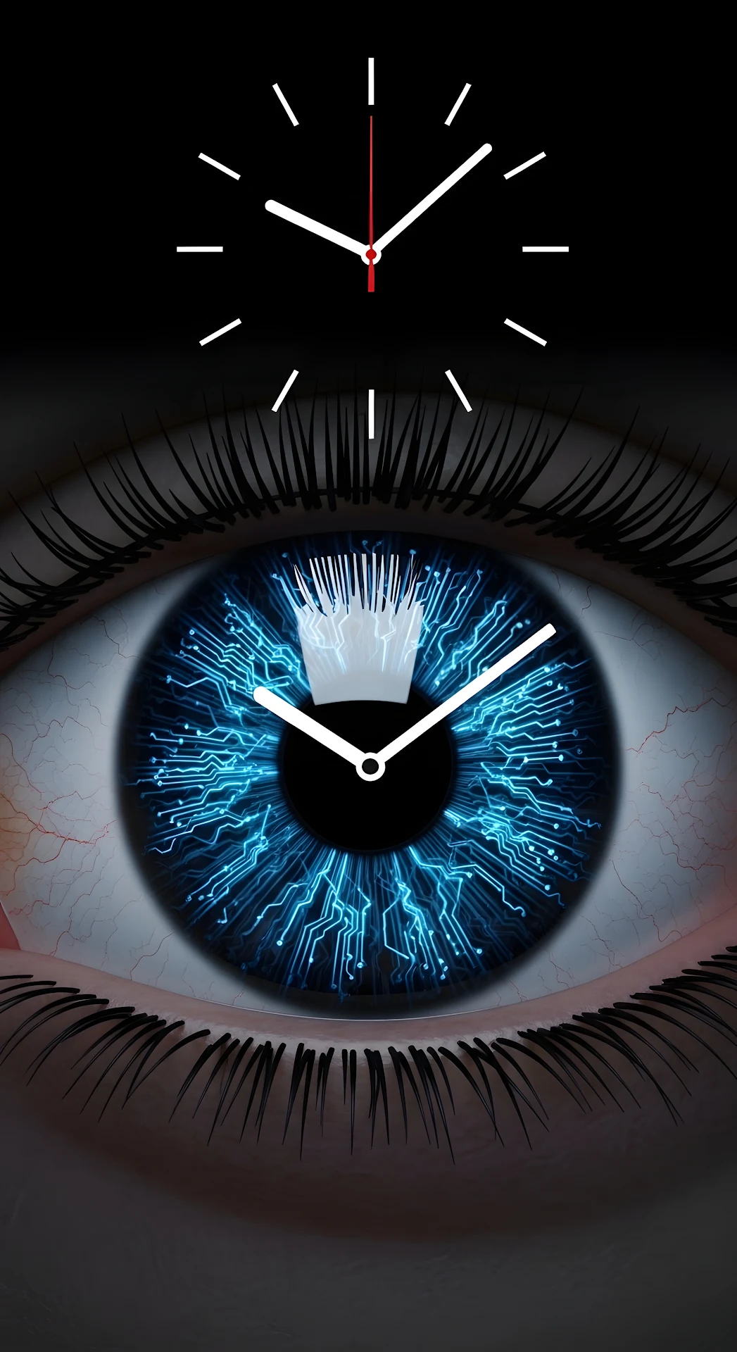 Robotic Cybernetic Eye Macro View - Free 4K mobile Wallpaper