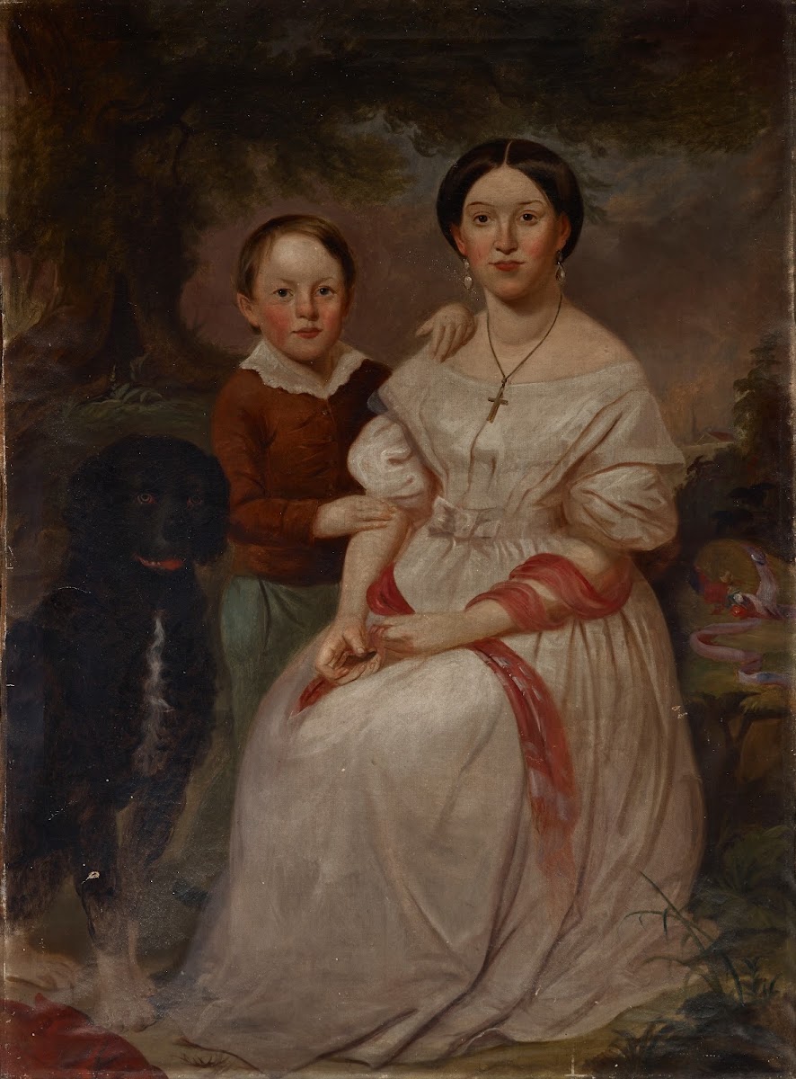 Portrait of Sarah Elizabeth Morrison and Samuel Morrison 1856