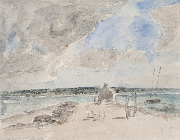 Plougastel le passage à lembouchure de la rivière de Landerneau circa 1870 73