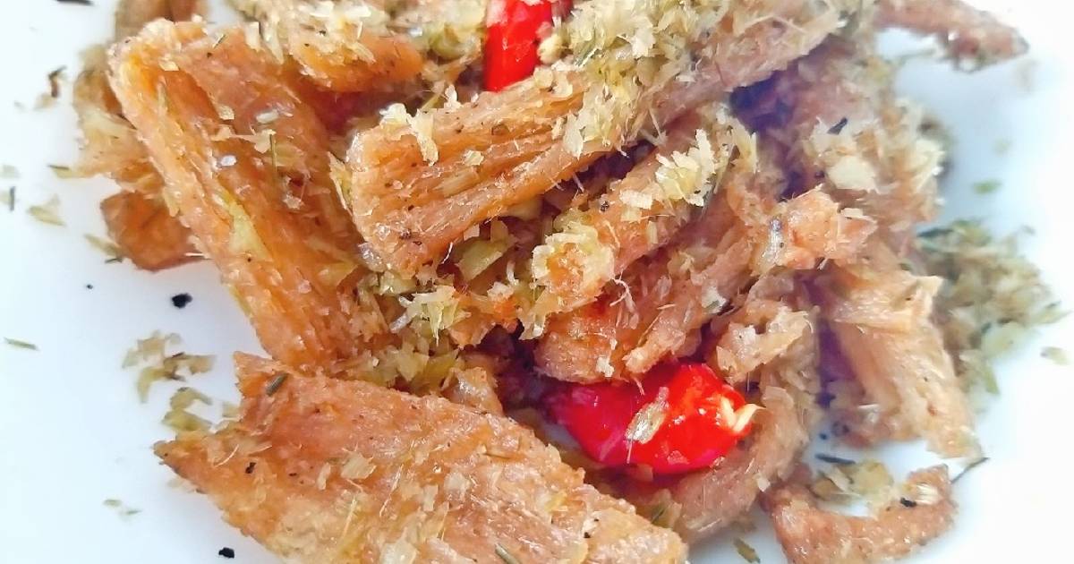 Sườn non chay xào sả ớt