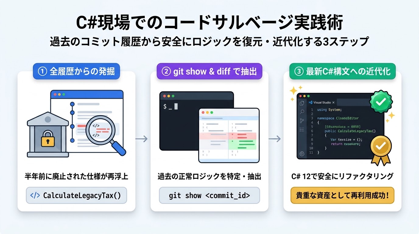 C#現場でのコードサルベージ実践術