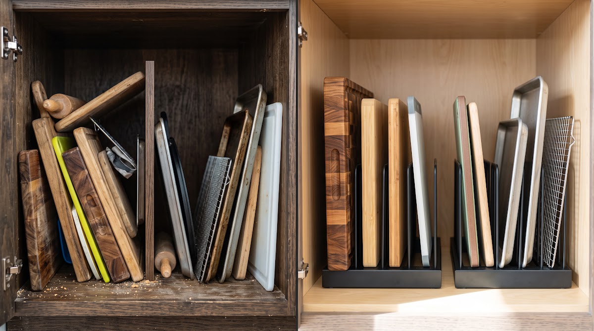 Best Cutting Board Organizers for Kitchen Cabinets (2026) - BEFORE-AFTER / FINAL VERDICT