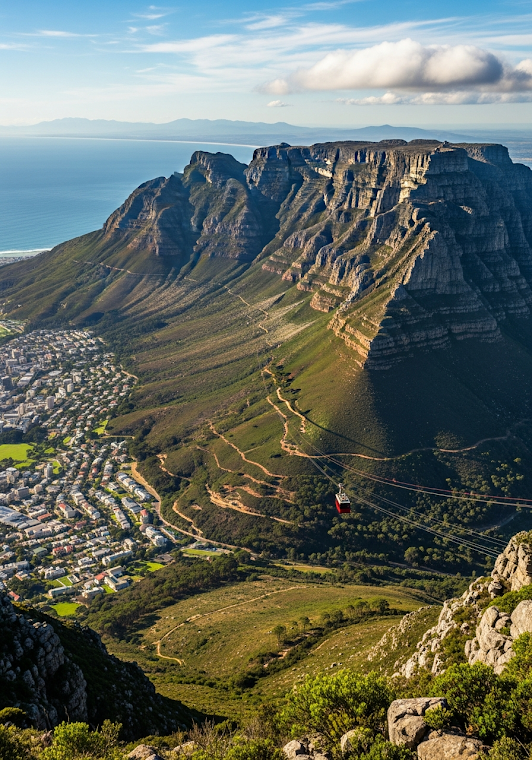 Table Mountain Cable Car View