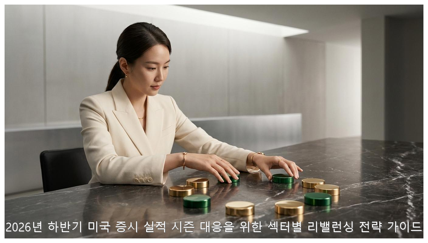 2026 하반기 미국주식 실적 시즌 대응 섹터 리밸런싱 전략 핵심 안내 및 분석 인포그래픽 (3)
