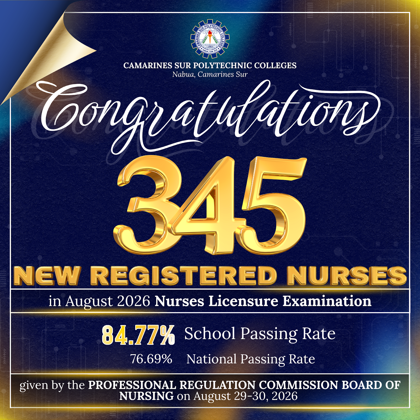 𝟯𝟰𝟱 𝗡𝗘𝗪 𝗖𝗦𝗣𝗖𝗘𝗔𝗡𝗦, 𝗢𝗡𝗘 𝗣𝗥𝗢𝗨𝗗 𝗡𝗨𝗥𝗦𝗜𝗡𝗚 𝗠𝗜𝗟𝗘𝗦𝗧𝗢𝗡𝗘!