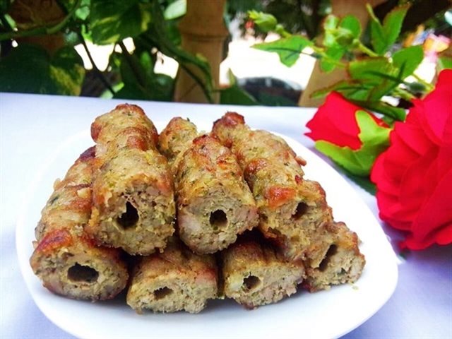 Thịt Bọc Sả
