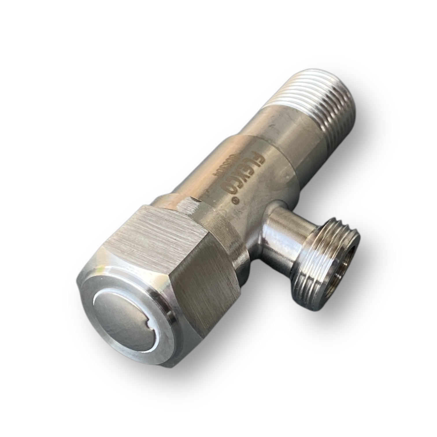 Flexco Stainless Steel 1-Way Angle Valve