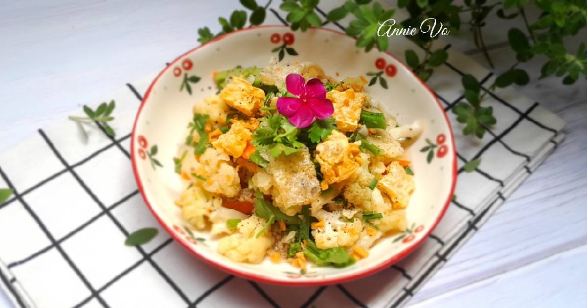 Bông cải xào bóng bì