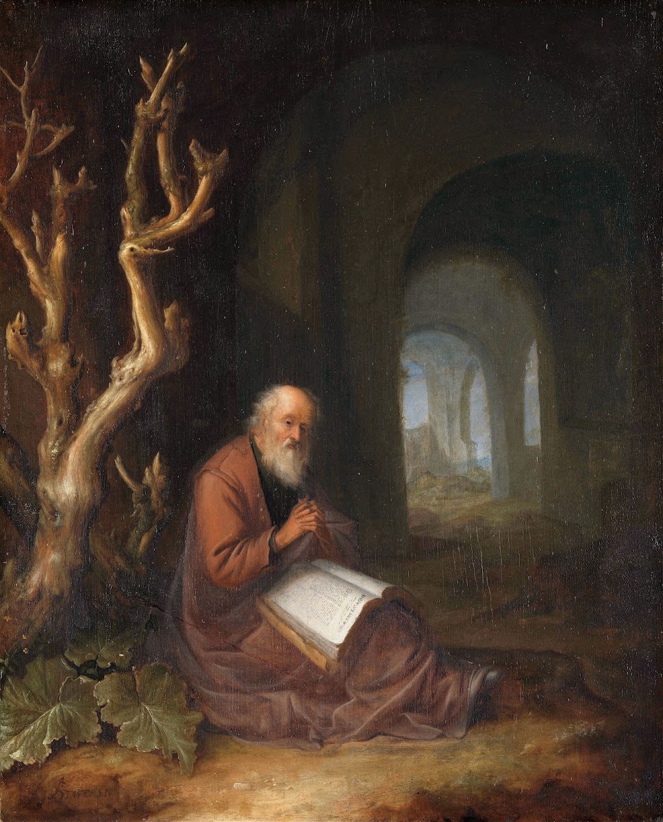 A Hermit Praying in a Ruin 1650   1668