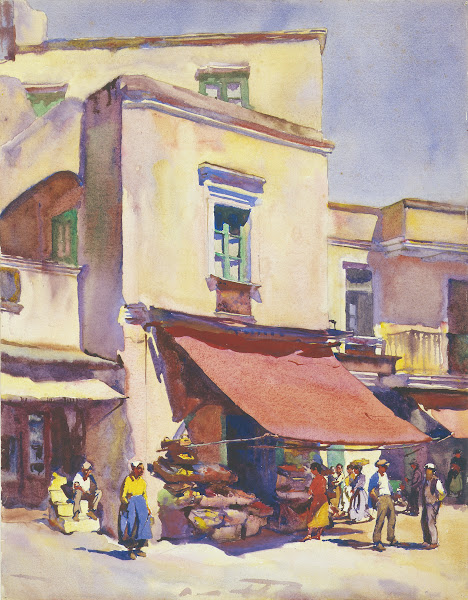 Fruit shop Capri 1926